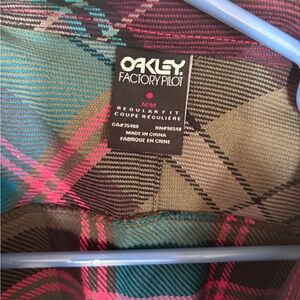 oakley factory pilot flannel.
